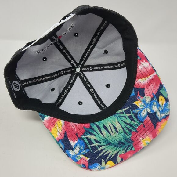 AHSP Aspen Highlands Ski Patrol Snapback Hat Multi OS Embroidered Floral Print - Picture 6 of 8